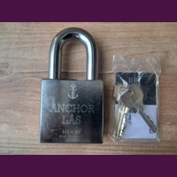 ANCHOR LÅS 848-4 S50 Oval WP/Sweden/High Security Padlock ..