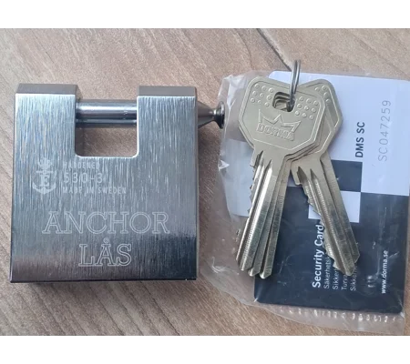 ANCHOR LÅS 530-3 Block Lock High Security Padlock