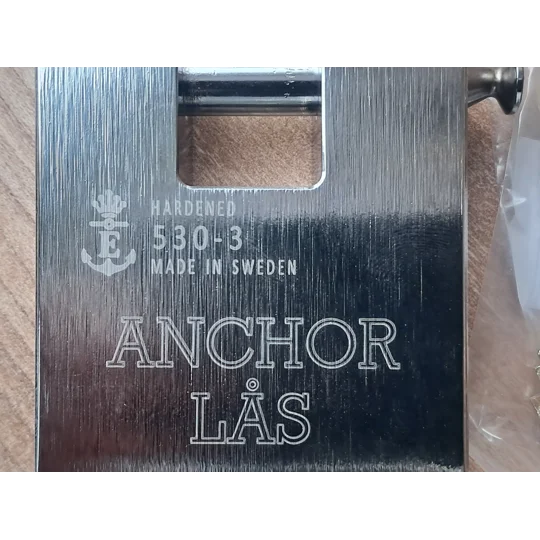 ANCHOR LÅS 530-3 Block Lock High Security Padlock