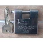 ANCHOR LÅS 530-3 Block Lock/Sweden/High Security Padlock With DORMA Cylinder