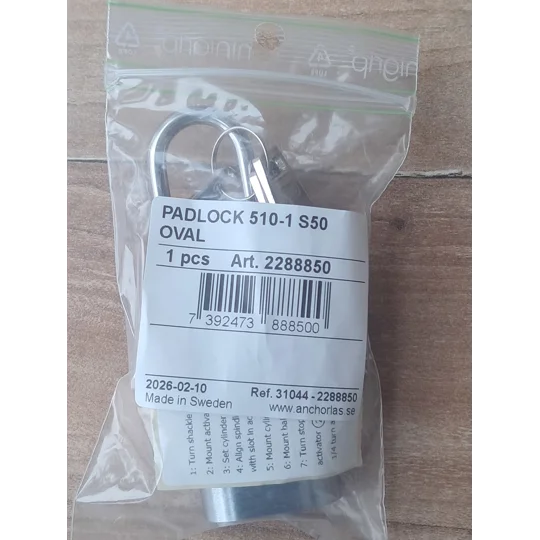 ANCHOR LÅS 510-1 S50 Switch lock With Abus GDS60 Oval Cylinder