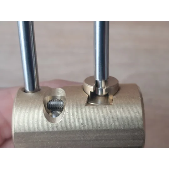 2 Keyed Alike ANCHOR LÅS 510-1 S50 Switch locks With Abus Cylinders