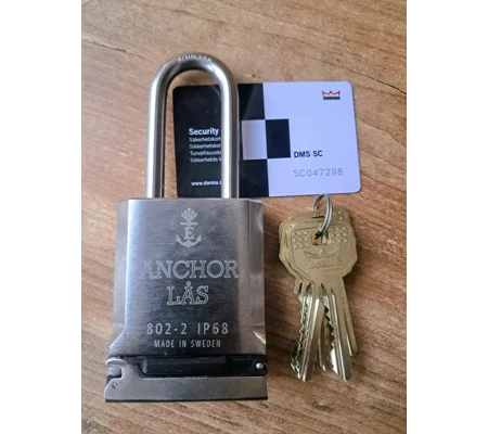 ANCHOR LÅS 802-2 S60 IP68 High Security Weather Proof Padlock