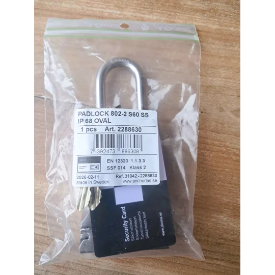 ANCHOR LÅS 802-2 S60 IP68 High Security Weather Proof Padlock