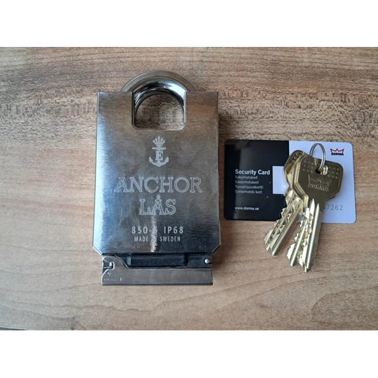 ANCHOR LÅS 850-5 S27 IP68 High Security Padlock