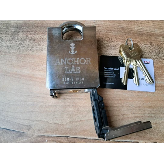 ANCHOR LÅS 850-5 S27 IP68 High Security Padlock