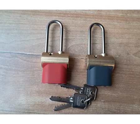 2 Keyed Alike ANCHOR LÅS 510-1 S50 Switch locks With Abus Cylinders