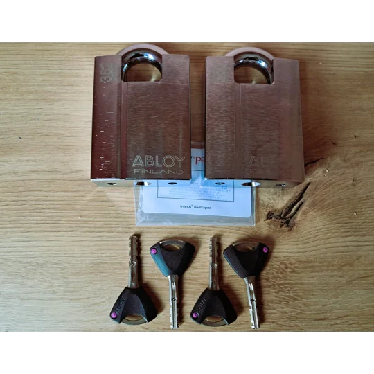 2 Keyed Alike Padlocks Abloy Protec2 PL 362