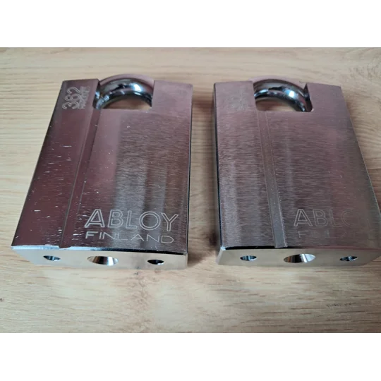 2 Keyed Alike Padlocks Abloy Protec2 PL 362