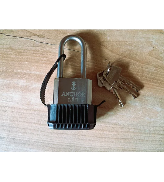 ANCHOR LÅS 802-2 S60 Oval Padlock WP With 3 Keys + Extra WP Protection