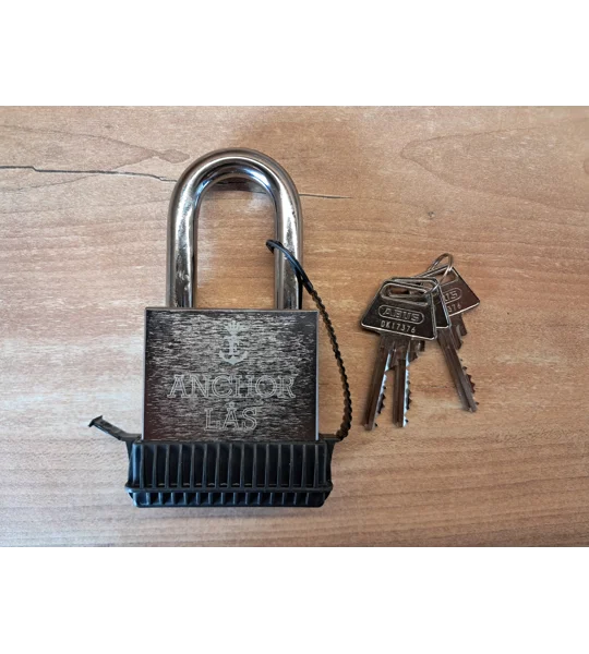 ANCHOR LÅS 830-3 S60 Oval WP Padlock + Extra WP Protection