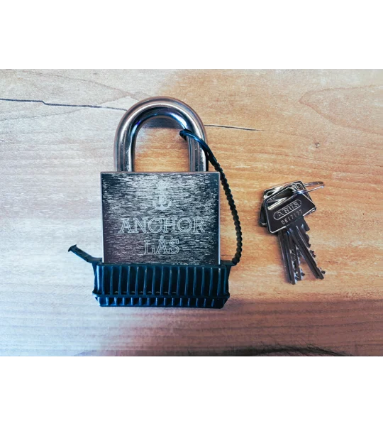 ANCHOR LÅS 830-3 S28 Oval Padlock WP + Extra WP Protection