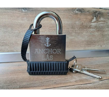 ANCHOR LÅS 830-3 S28 Oval Padlock WP + Extra WP Protection