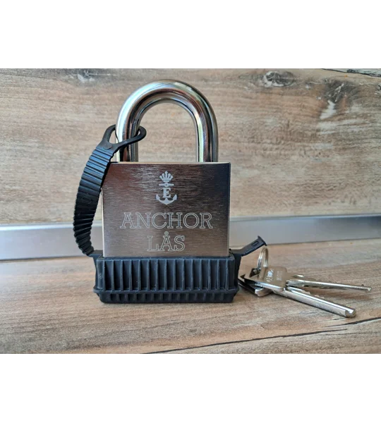 ANCHOR LÅS 830-3 S28 Oval Padlock WP + Extra WP Protection