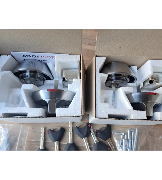 2 X ABLOY ME155T Deabolts with Lockable Thumbturn/PROTEC2 /Keyed Alike