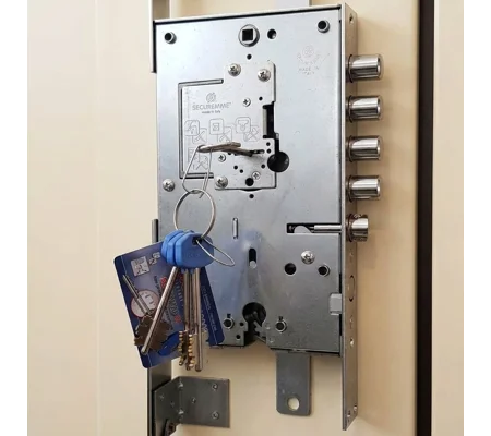 Securemme 2533 High-Security Class 7 Armored Door Lock – 4 Turns