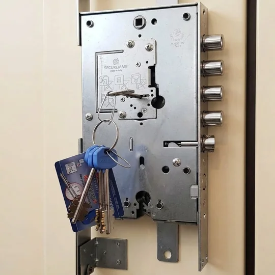 Securemme 2533 High-Security Class 7 Armored Door Lock – 4 Turns