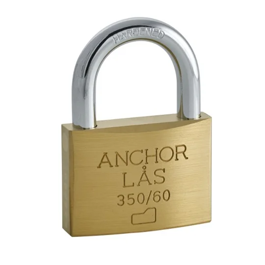 ANCHOR LÅS 350 Brass Padlock With 2 Keyss