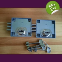 2 X Securemme SC 2311 Keyed Alike Safe Locks with 4 Keys