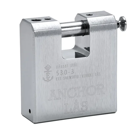 ANCHOR LÅS 530-3 Block Lock High Security Padlock