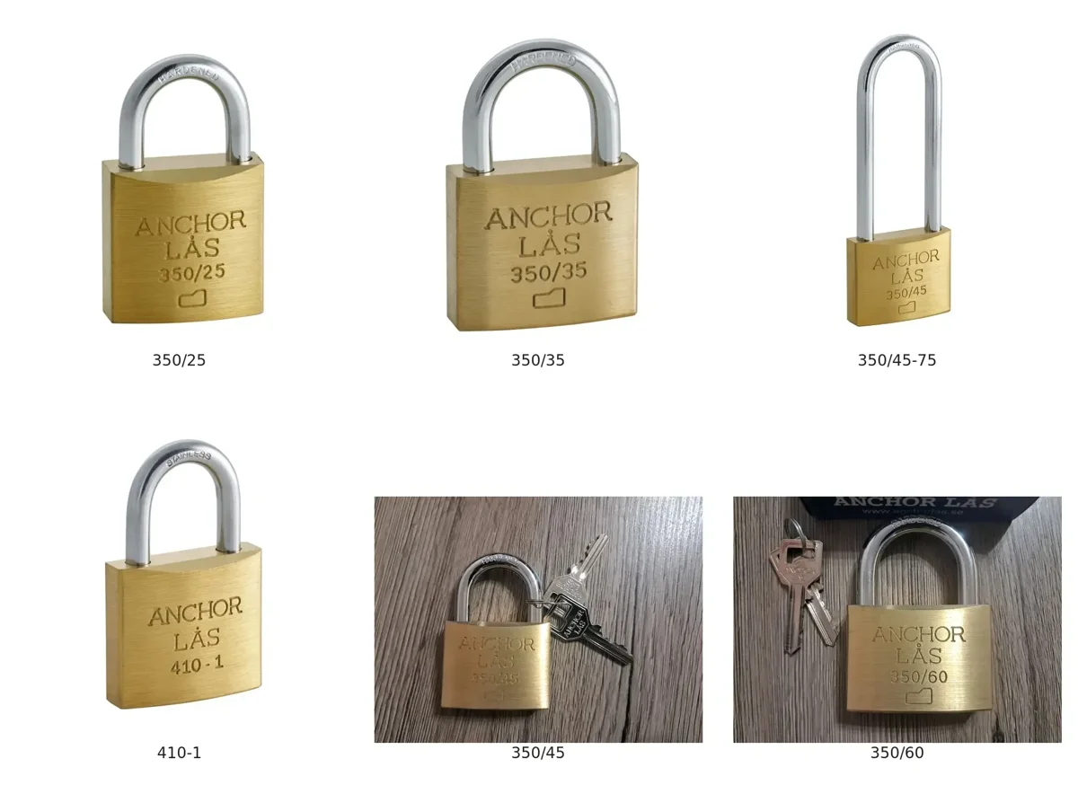 Comparing Anchor Lås Pin-Cylinder Padlocks: Which One is Right for You?