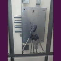 FIAM - ISEO 648 /High Security Deadbolt Lock for Armored Doors / with 5 Keys