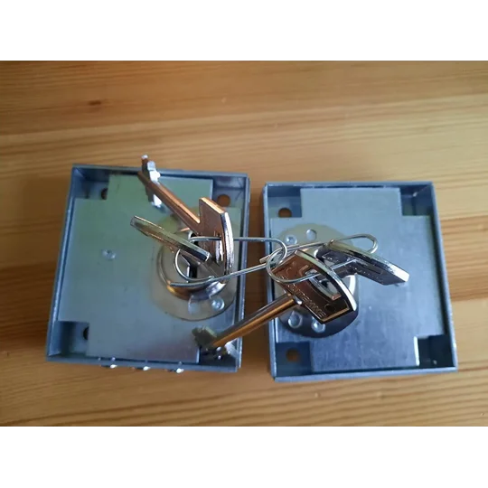 2 x Securemme SC2311 Keyed-Alike High-Security Safe Locks (Set of 2 Locks with 4 Keys)