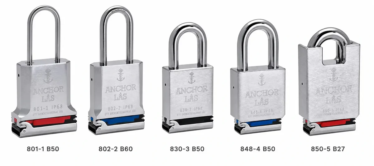The Ultimate Guide to ANCHOR LÅS IP68 Weather-Sealed Padlocks: Security for Every Need
