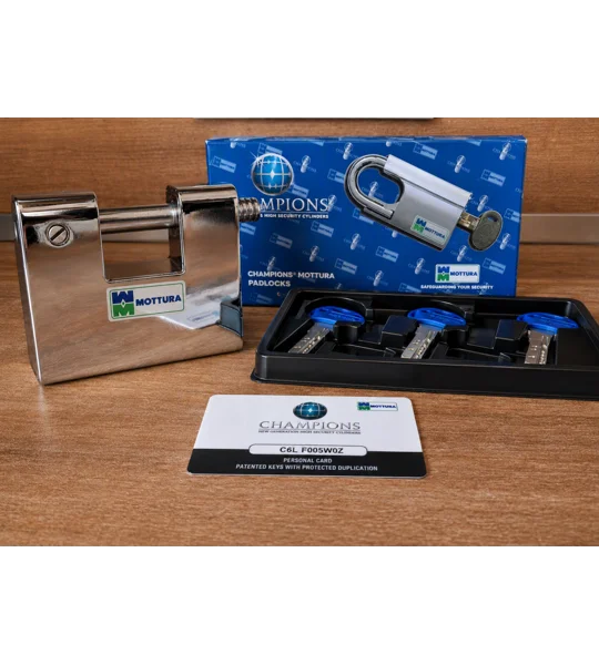 Mottura LP4L190 Padlock Shutter Lock with ChampionPro Cylinder