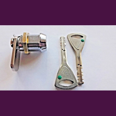 ABLOY CL100N Protec/Cam Lock/Post Box Lock with 2 Keys