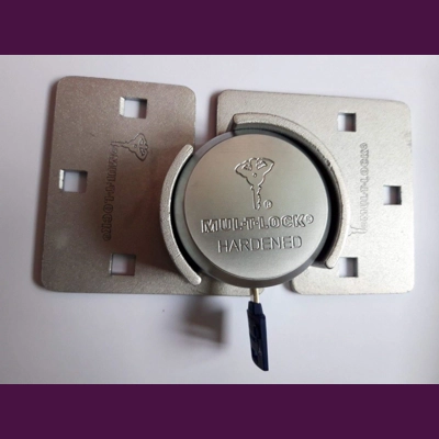 Mul-t-lock TR 100 Hockey Puck Padlock +Hasp