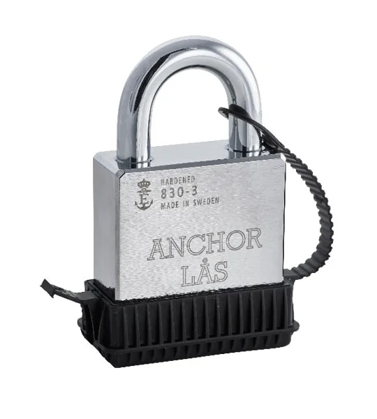 ANCHOR LÅS 830-3 S28 Oval Padlock WP + Extra WP Protection