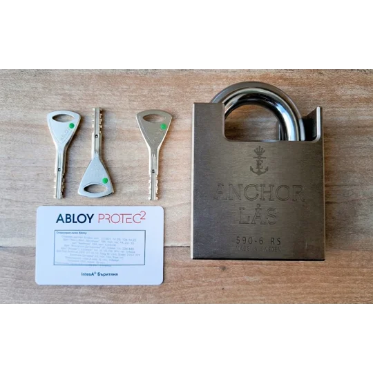 ANCHOR LÅS 590-6 For Euro Profile Cylinder /Sweden/High Security Padlock