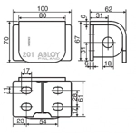 ABLOY PL201/203 Locking Plate