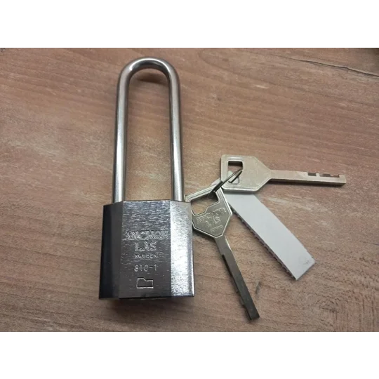 ANCHOR LÅS 810-1 S20 /810 -1 S80 /Sweden/High Security Padlocks With 2 keys