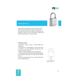 ANCHOR LÅS 810-1 S20 /810 -1 S80 /Sweden/High Security Padlocks With 2 keys