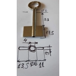 SKS7D CANAS / Safe Keyblank/Tressorschussel
