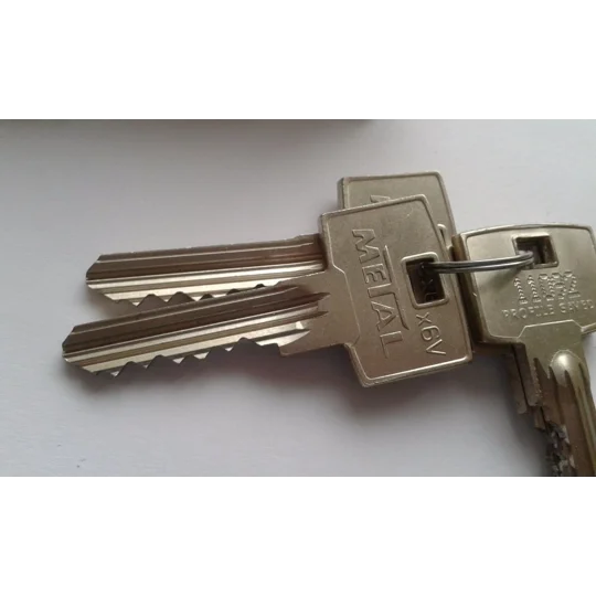 METAL X6V /V-Profile Security Cylinder lock With 4 keys
