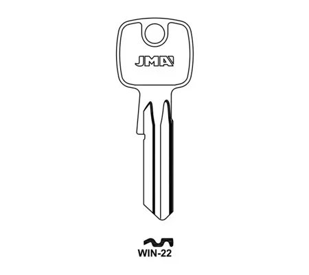 10 X WIN-22 JMA Tok Winkhaus Key Blanks