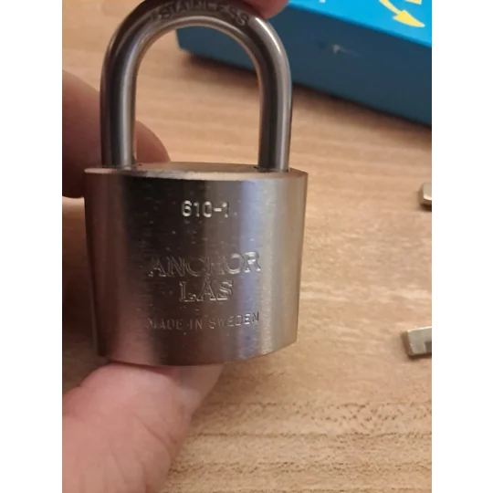 ANCHOR LÅS 610-1S 20 /Sweden/ Small Padlock With 2 keys