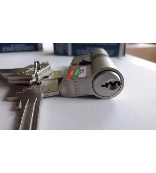 METAL X6S /S-Profile Security Cylinder lock With 4 keys