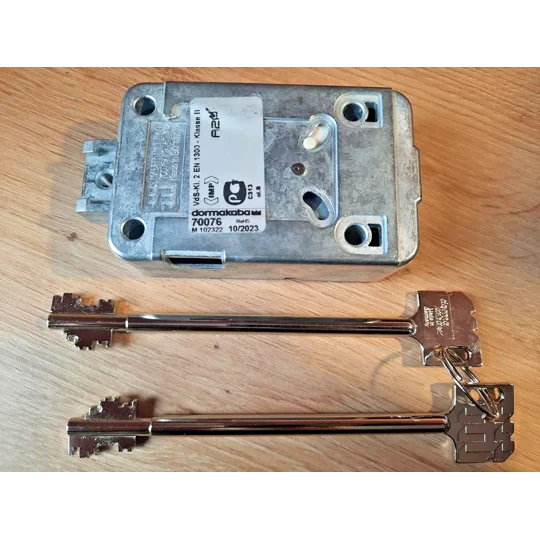 Dormakaba 70076 Variator B VDS Class 2/ Lock with 2 Keys