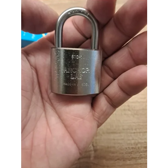 ANCHOR LÅS 610-1S 20 /Sweden/ Small Padlock With 2 keys