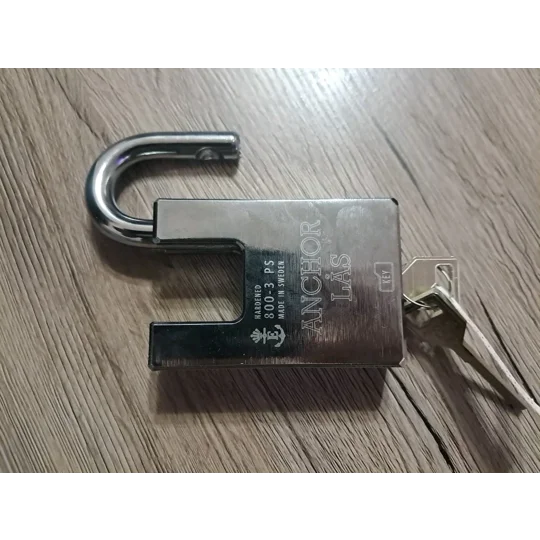 ANCHOR LÅS 800-3 B28 PS High Security Padlock With 2 keys