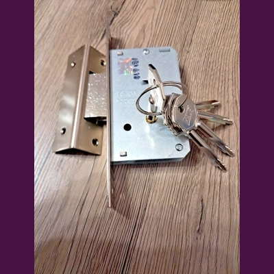 Kale Kilit 157F/Deadbolt/Crosskey Type Cylinder with 5 Keys