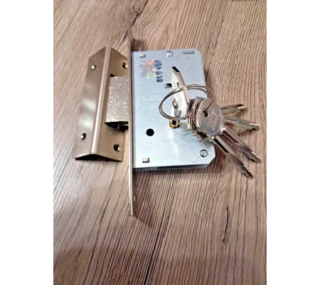 Kale Kilit 157F/Deadbolt/Crosskey Type Cylinder with 5 Keys