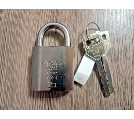 ANCHOR LÅS 810-1 S20 /810 -1 S80 /Sweden/High Security Padlocks With 2 keys