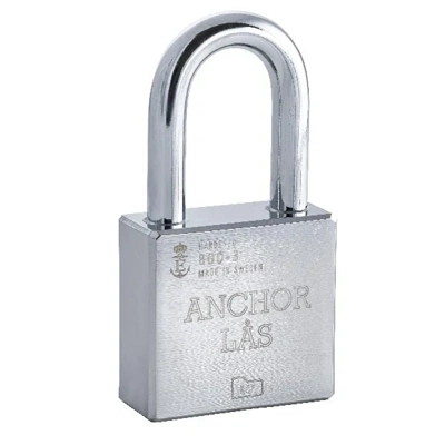 ANCHOR LÅS 800-3 S50/Sweden/ High Security Padlock With 2 keys