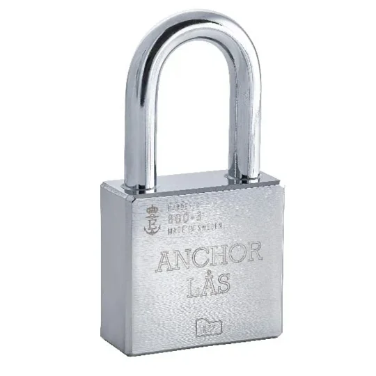 ANCHOR LÅS 800-3 S50 High Security Padlock With 2 keys