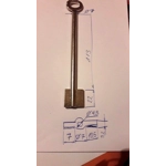 SANK4 / For Chubb Lips /Safe Key blank